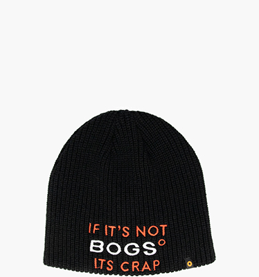 Not Crap Beanie  in BLACK for NZ $39.00