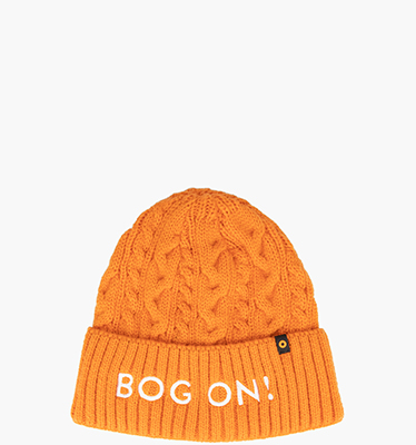Bog On Cable Beanie  in ORANGE for NZ $39.00