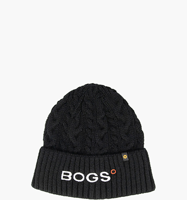 Logo Cable Beanie  in BLACK for NZ $39.00