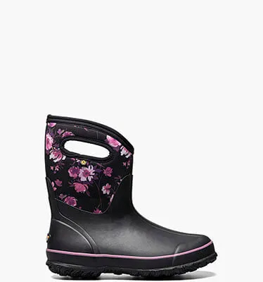 Classic Mid Painterly Women's Boots Ideal for Grass & Mud in BLK MULTI for NZ $199.00