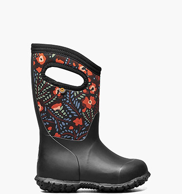 York Super Flower Kids' Insulated Rain Boots in BLK MULTI for NZ $119.00