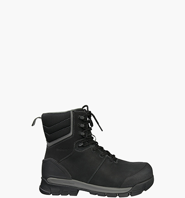 Pillar Zipper CT 8 Men's Composite Toe Work Boots in BLACK for NZ $189.90