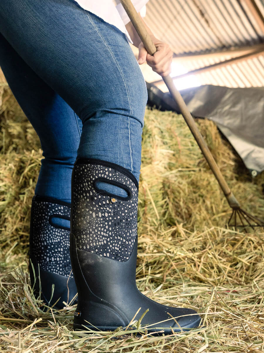 Classic Tall Appaloosa Wide Calf Women s Farm Boots Gumboots
