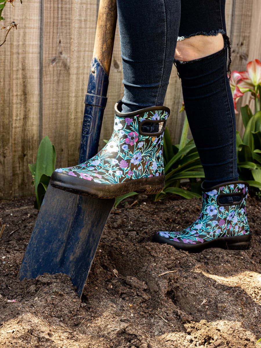 Patch Ankle Boot Floral first rotate image.